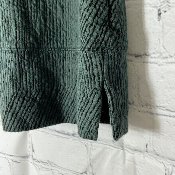 Kirkland Signature Jacquard Mockneck Cozy Pullover Women's M Green/Teal - Picture 6 of 12